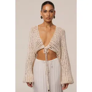 Ivory Deep Waters Crochet Top