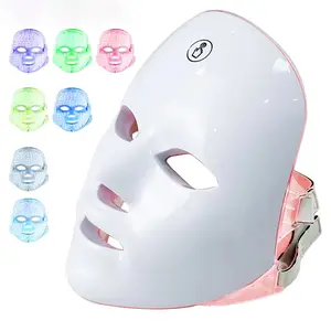 2026 New LED Facial Skincare Mask, Seven Color LED Beauty Instrument, Rechargeable Beauty Mask, Home Use Photon Therapy Mask, Facial Care Tool
