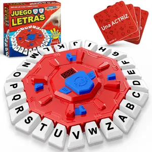 Juego de Mesa en Español con Pantalla Digital y 2 Modos de Juego, 35 Tarjetas Doble Cara, Ideal para Fiestas y Aprendizaje Interactivo, Juegos de Mesa para Niños y Adultos