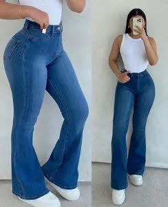 Vibrant Miu Original Campana Levanta Cola Azul Claro,tiro alto ,súper strech