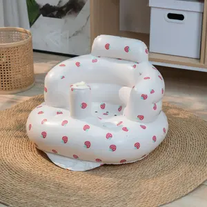 Inflatable Baby Seat, Portable Inflatable Baby Chair with Back Support, Comfortable Seat for Newborns to Toddlers, Baby Furniture for Home and Outdoor