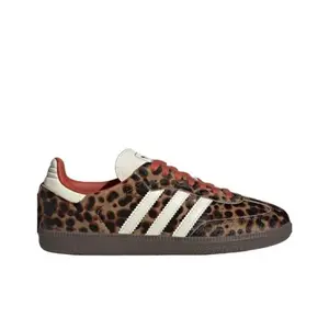 (Women's Size )Jl2734 adidas Samba OG Red Leopard Athletic shoes