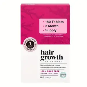Hair Growth Supplements for Women, Thicker Fuller Hair Support for Thinning Hair and Hair Loss, Healthcare
