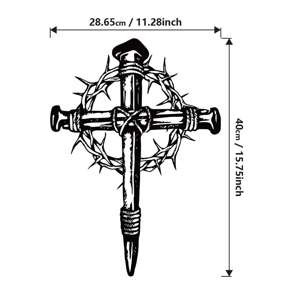 Cross Metal Wall Art