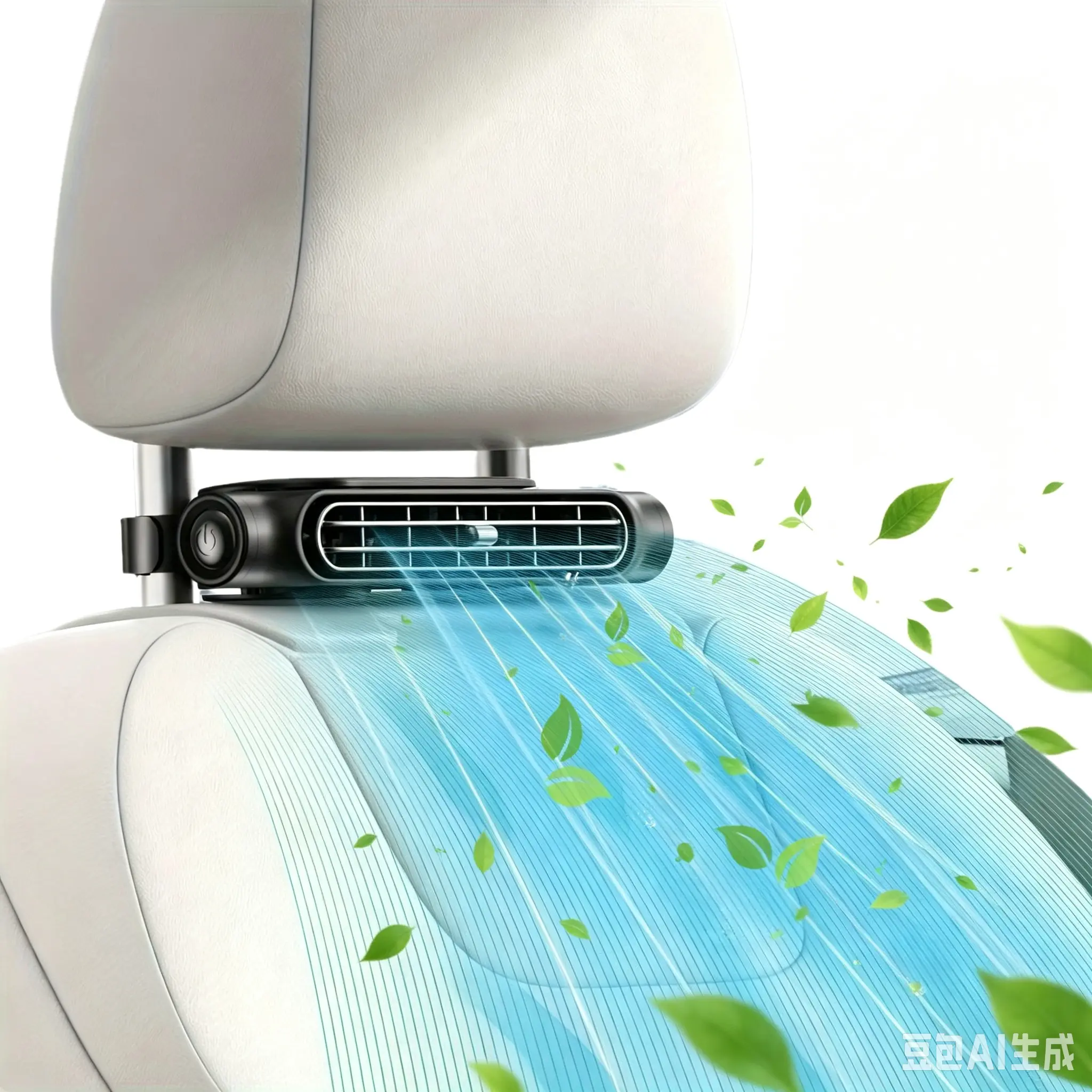 【Summer Survivals】JOYTUTUS Car Seat Fan USB Plug in Dual Turbo High Wind Power Car Interior Rear Pillow Car Fan with Independent Switch & Adjustable Air Outlet for Personalized Comfort,summerwins stuff, Fan for Car Back Seat, Cars, Vehicle Accessories