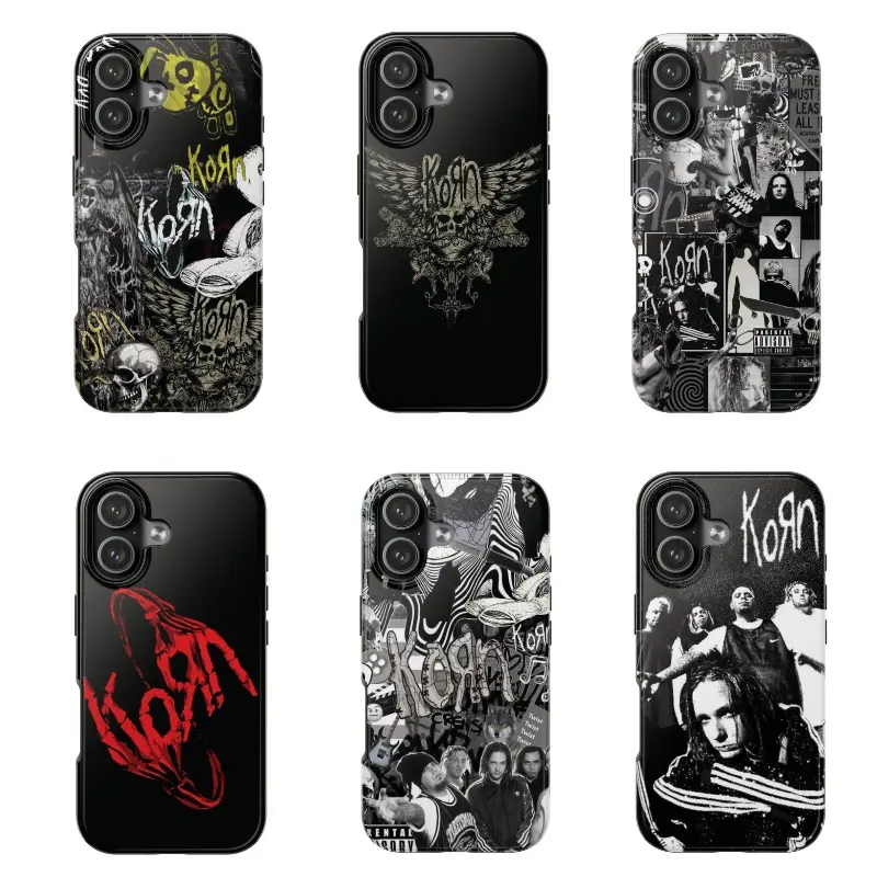 Korn Tough Phone Case For iPhone 17 16 15 14 13 12 11, Samsung S25 S24 And More, Case Cover