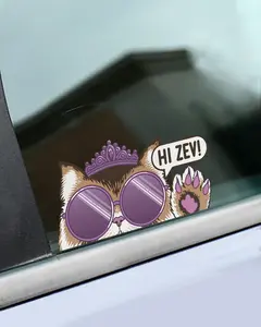 Princess Donut Window Decal • Dungeon Crawler Carl Car Decal • Bumper Sticker.
