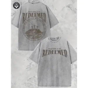 Romans 3:23 Scripture & Retro Cross Vintage Graphic Tee | 100% Cotton Double-Sided Christian Shirt | Unisex Classic Casual Menswear