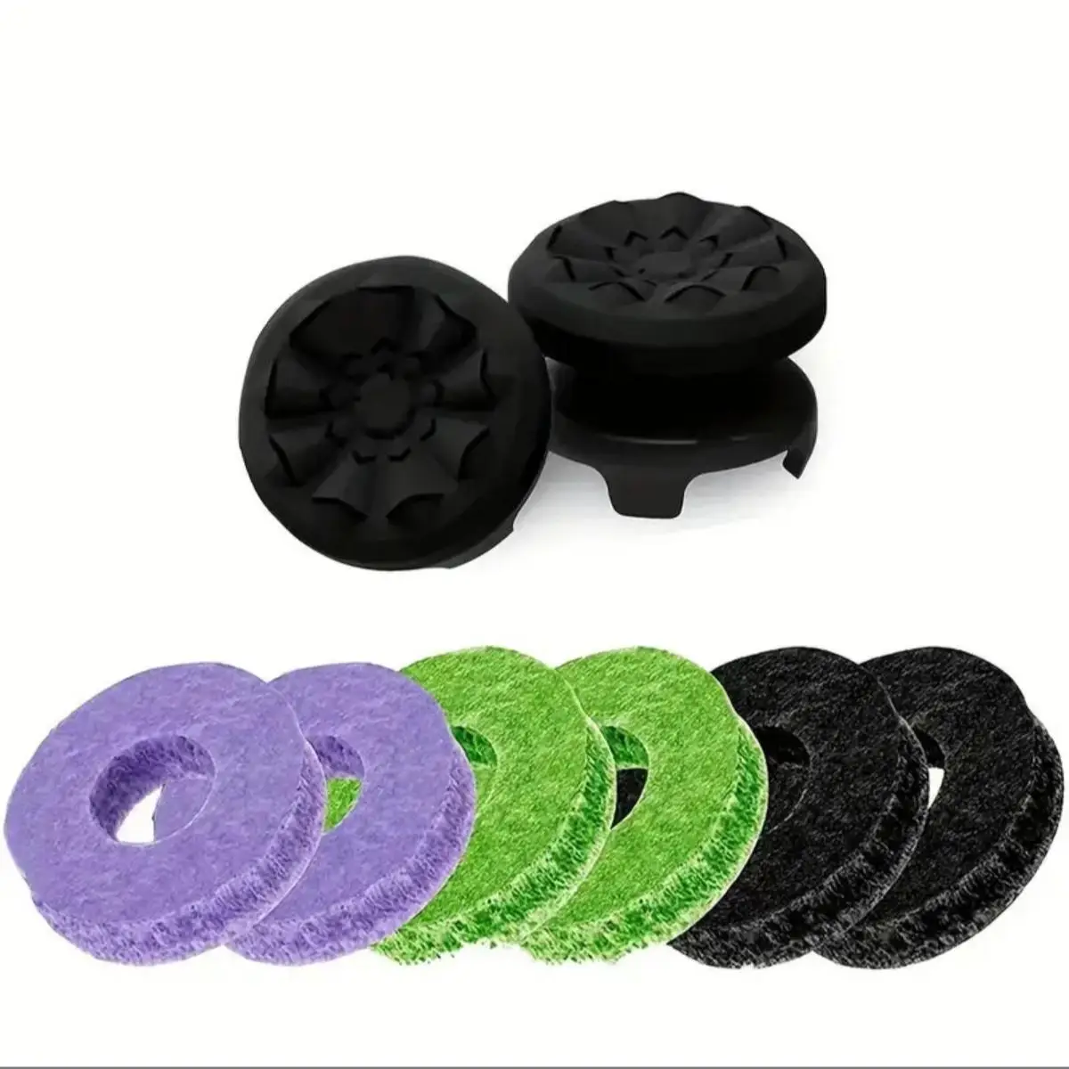 Silicone Aim Assist Ring, Silicone Grip Buffing Rings, Game Console Accessories Compatible with Ps4/Ps5, Xbox & Switch Pro, Game Controllers Assist Ri