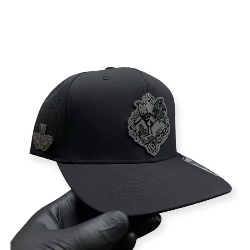 Unisex Polyester Snapback Hats - 6-Panel Design, Breathable, Logo Accent, Classic Black Casual Outfits Cap for Birthday, Any Gathering, Polyester Cap, Clothes, Black Logo, Daily, Rooster Print, Sports Events, Hand Wash Only, Classic Black Hat, Baseball Ca