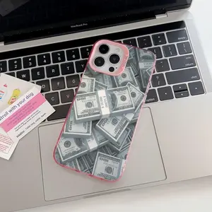 Stylish and minimalist banknote stack pattern phone case, compatible with iPhone 17 16 15 14 13 12 11 PRO MAX PLUS,AIR Xs Max.It's shockproof, durable, and lightweight, offering a bare-feel design.Made with high-quality materials, it's a perfect gift