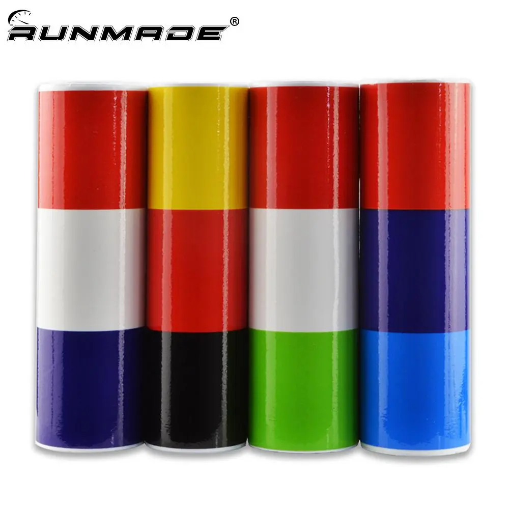 runmade Car Auto Hood Roof Fender M-Colored Power Flag Stripe Sticker Decal For BMW 1 2 3 4 5 7 Series Q5 Q7 X1 X3