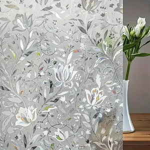 Decorative Window Film Static Cling Privacy Sticker Easy-To-Use Home Decor Enhances Natural Light & Privacy for Windows Window Privacy Films