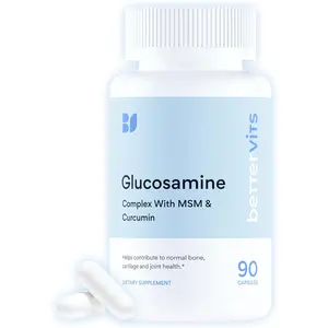 Glucosamine Complex with MSM and Chondroitin Supports Joint Health Mobility and Flexibility with Vitamin C 90 Capsules