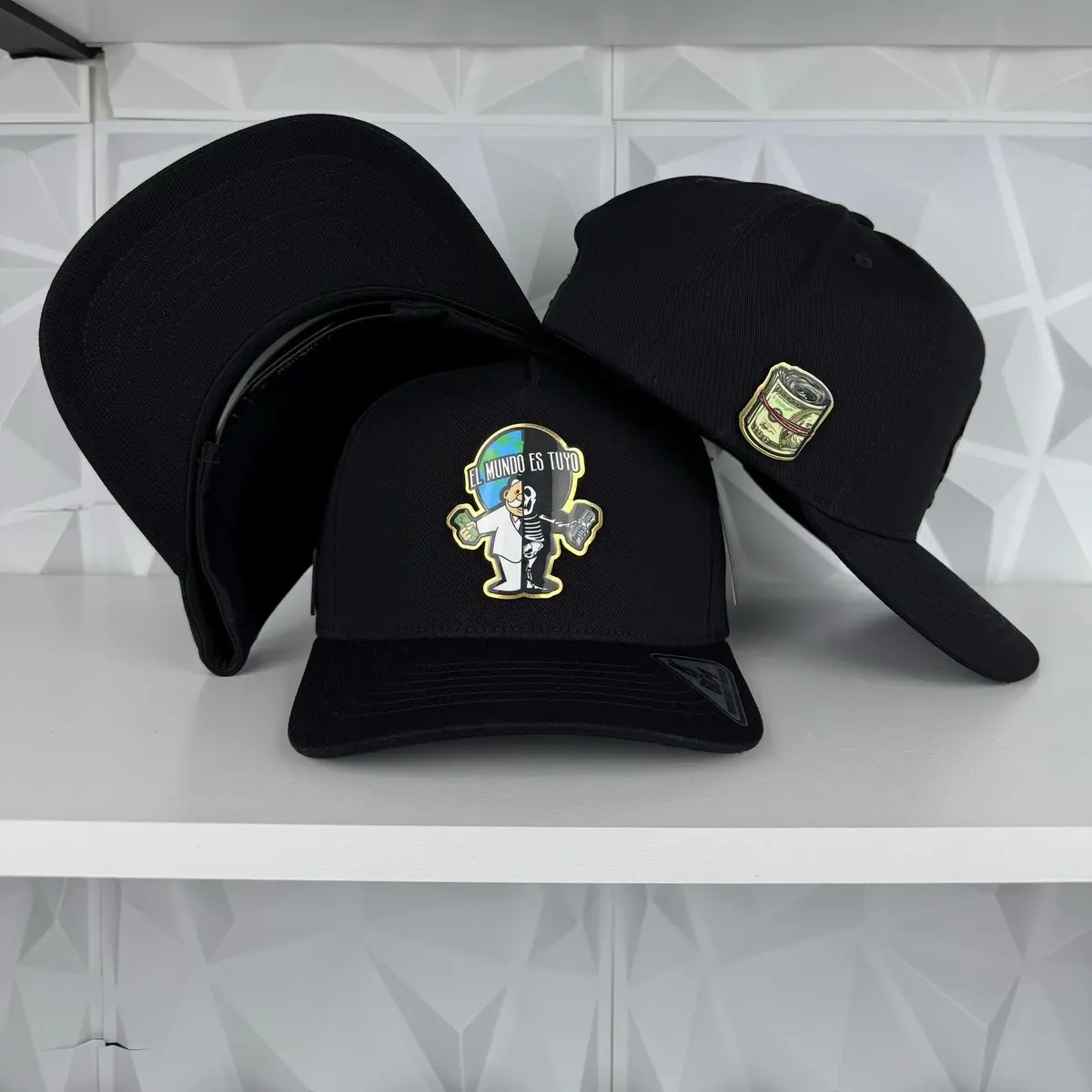Simi SnapBack hat-black Simi SnapBack hat-black