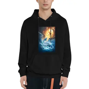 Nezha 2: Children's Roaming Sea Anime Printed Hoodie, 2025 Fashion Trend Anime Printed Hoodie, Unisex Casual Hoodie-039 Menswear Tops Man