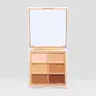 Beauty Creations Sand Snatchural Cosmetic Palette - Buildable Cream Body Contour Palette with Vanilla, Coffee Bean, Beige, Chestnut Shades, Peach, Porcelain Highlighter, 1-2 Shades Lighter Option, for All Skin Types, Ideal Before Setting Makeup