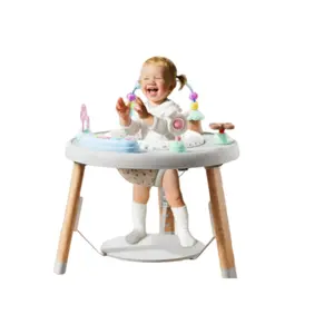 Play table ,3-Stage Activity Center for 4+ Months Babies, Bounce Gym, Musical Early Learning Table, Soothing Jumper & Play Table