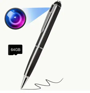 1080P HD Portable Body Camera Pen,  Mini Nanny Cam with Video Recording, Built-in 200mAh Rechargeable Battery, One-Click Operation, Ideal for Office Meetings, Indoor/Outdoor Use, Pocket Clip Included, Indoor Camera voice changer device