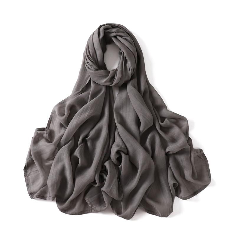 Modal Plain Hijab Scarf Rayon