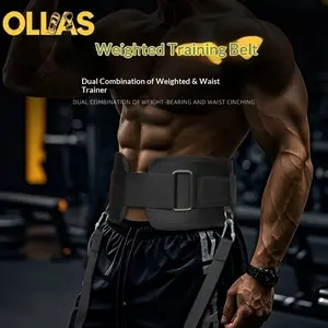 Weight Lifting Dip Belt for Pull Up Bar Squat Training Waist Support Belt with Resistance
