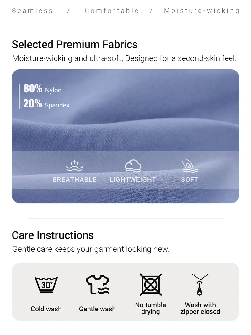 YEOREO nylon spandex fabric and care guide