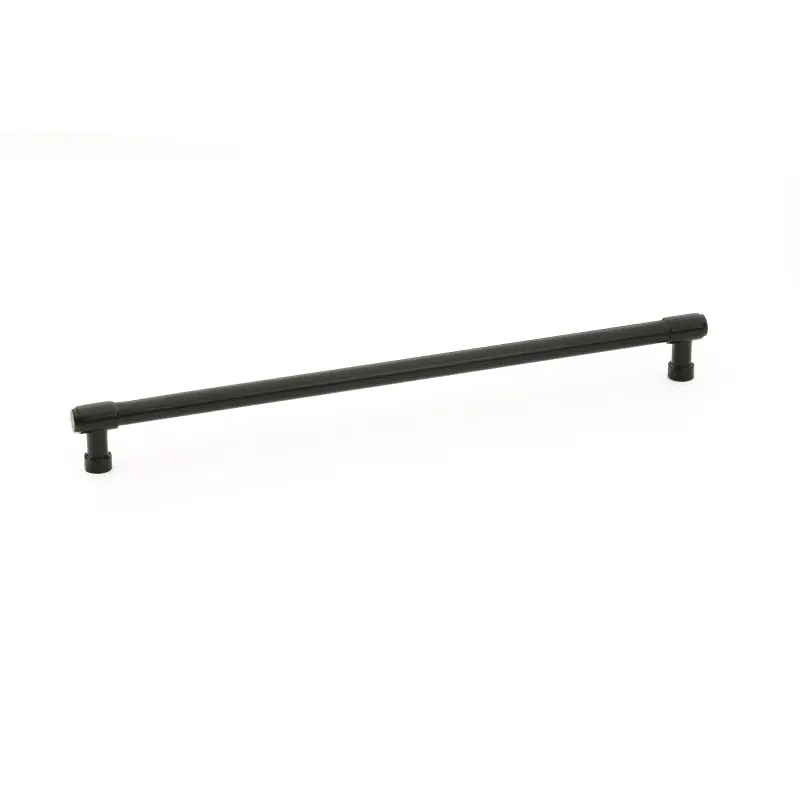 Emtek 86692US19 12 in. Jasper Center to Center Cabinet Pull, Flat Black