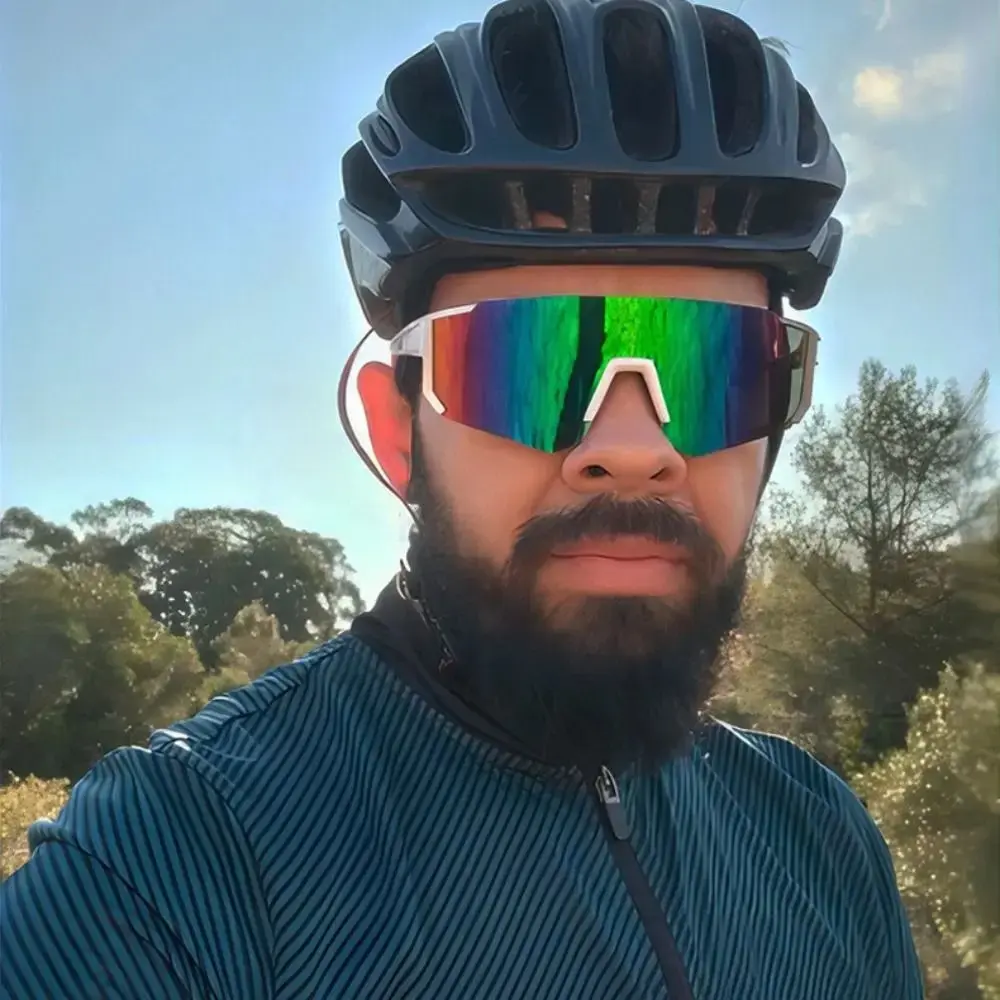 TR90 Frame Aura Glasses Polarized Sports Sunglasses for Men  display picture 2