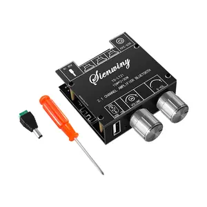 2.1 Channel Bluetooth Amplifier Board, Subwoofer Support BT 5.0/5.1 + AUX, USB / Sound Card / App Control (Pro & All-in-One Options)