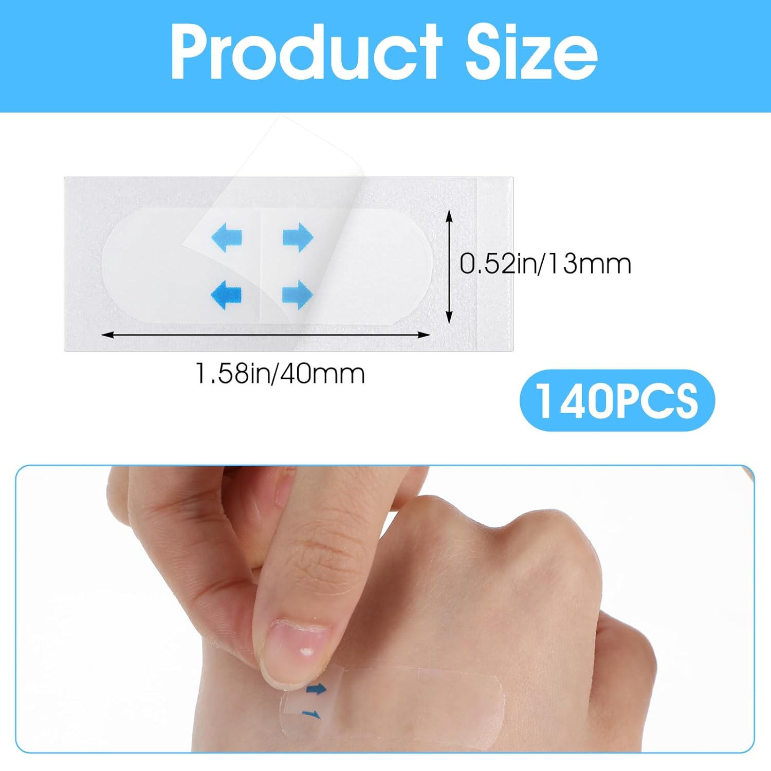 140Pc Invisible Skin Lifting Tape, Clear Neck Strips Instant Adhesive Tightening for Lifting Loose Sagging Skin, Jowls, Eyes Wrinkles, Waterproof Reusable 140Pc Invisible Skin Lifting Tape, Clear Neck Strips Instant Adhesive Tightening for Lifting Loose Sagging Skin, Jowls, Eyes Wrinkles, Waterproof Reusable