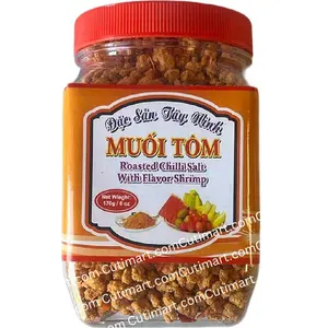 Roasted Chilli Salt With Shrimp (Muối Tôm Tây Ninh) - 6oz Roasted Chilli Salt With Shrimp (Muối Tôm Tây Ninh) - 6oz