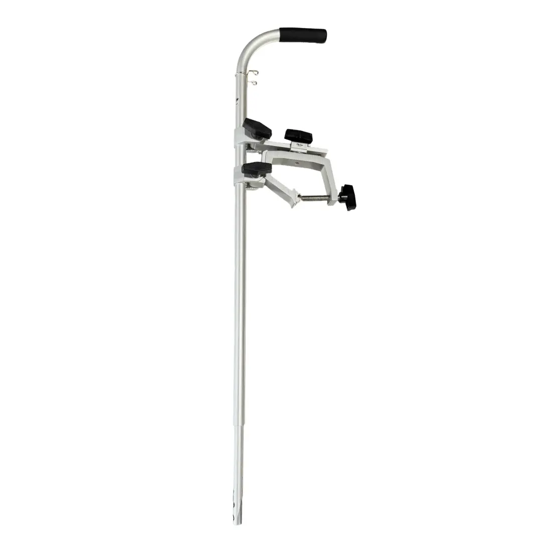Telescoping Transducer Pole w/ Handle, Speed Adapter & Gunnel Clamp