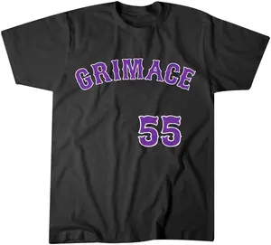 Grimace Jersey - Vintage Black T-shirt - New York Shirt, Fashion Cotton, Full Colors, Full Sizes, For Men, For Women