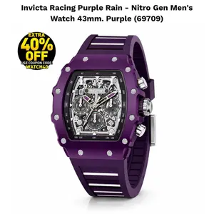 Invicta Racing Purple Rain - Nitro Gen Men's Watch 43mm. Purple (69709)
