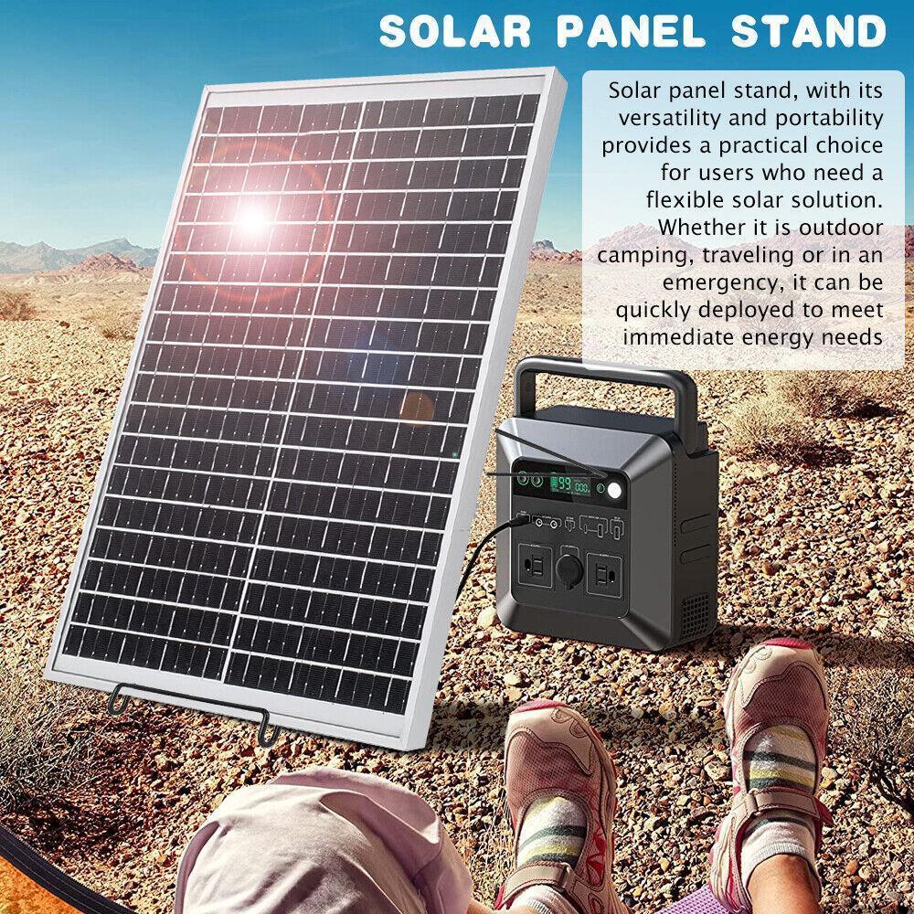 2Pcs Solar Panel Bracket, Brackets with Tool Free Setup for Solar Panel, Adjustable Solar Panel Mount Brackets, Adjustable Solar Panel Tilt Mount Brackets