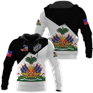 Personalized Haiti Hoodie for Men & Women Haitian Pride Coat Of Arms Haiti Hoodi