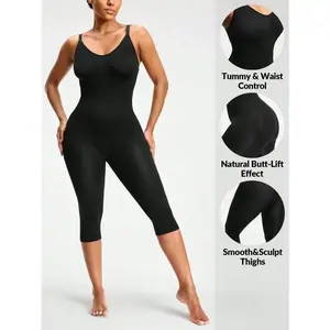 Shape Seamless Jumpsuit Full Body Shaper Butt Lifter-Tummy Waist Thigh Control
