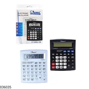 Kenko CT-5959-120 12-Digit Electronic Calculator – 120-Step Check & Correct