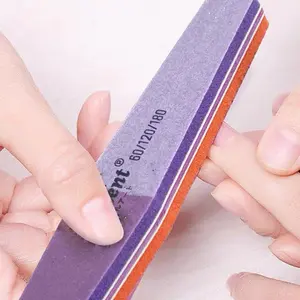 Present nail buffer 3 grits good for salon and diy use nail tools Manicure Nail Care