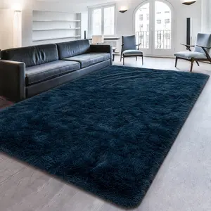RUNIA Extra Soft Fluffy Bedroom Living Room Rug Big Non-Slip Washable Area Carpet for Living Room Nursery and Indoor Spaces Adds Warmth and Comfort to Your Home Decor Thick Pile Luxurious