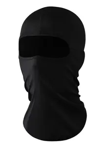 Black Balaclava Face Mask, Breathable Sun UV Protection Neck Gaiter, Lightweight Windproof Ski Mask for Men Women, Cooling Full Face Cover for Cycling, Running, Outdoor Sports