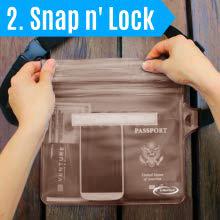 AiRunTech Waterproof Fanny Pack,Phone Pouch Dry Bag for Passport Wallet Purse,Floating Waterproof Bags for Travel Beach Swimming Kayaking Boating Cruise Accessories