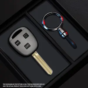 Warrior Style Tpu Car Key Case Cover, Key Covers For Car Keys, Durable Design for Toyota Fj Cruiser 2008-2014, Compatible with Lexus Es Gs Ls Is Rx, Interior Car Accessories