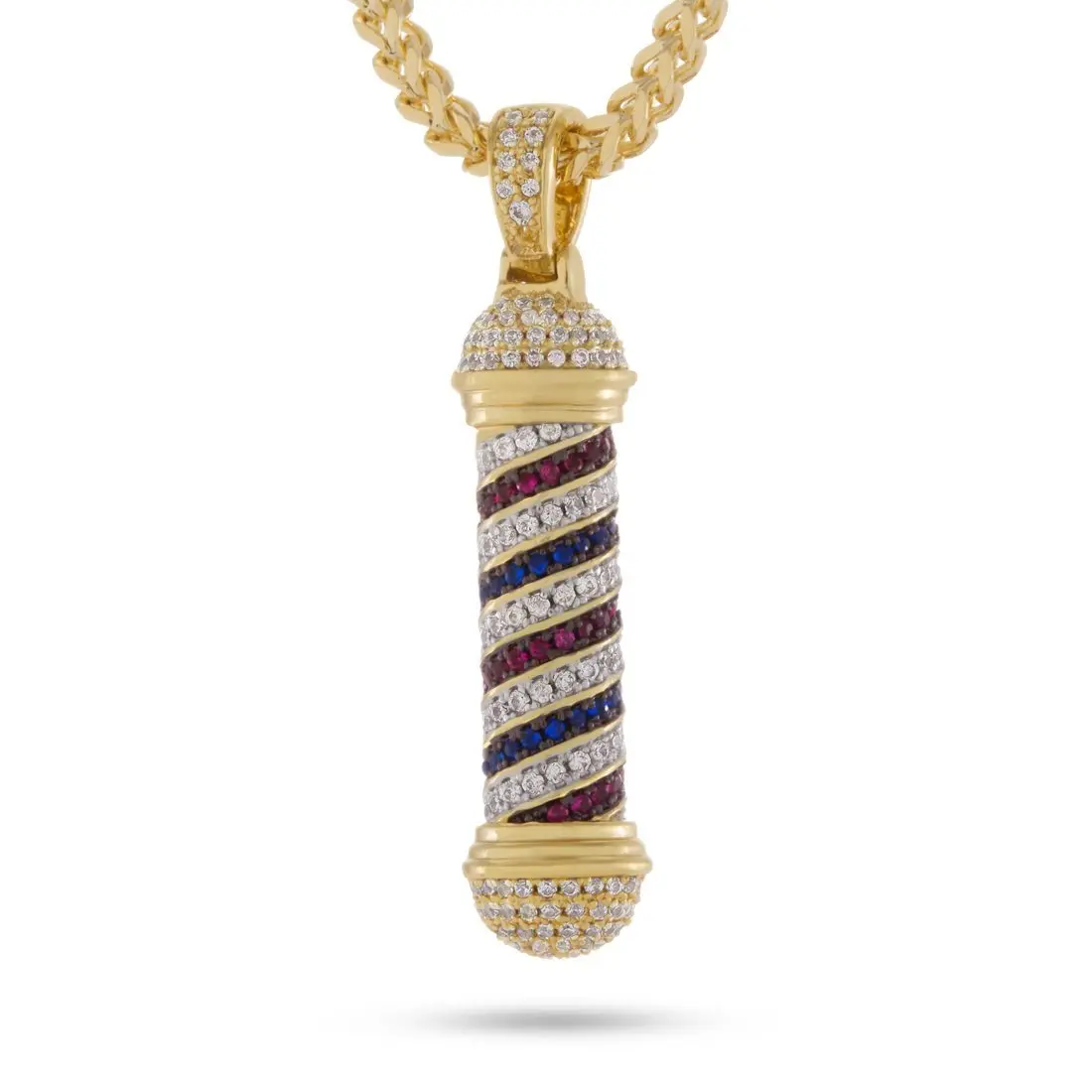 Barber Shop Pole Necklace Barber Shop Pole Necklace