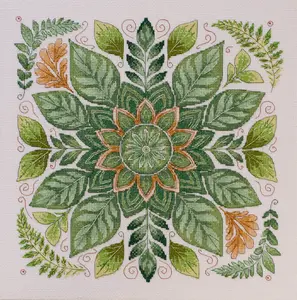 Cross-stitch kit - Dance of the Leaves AH-301