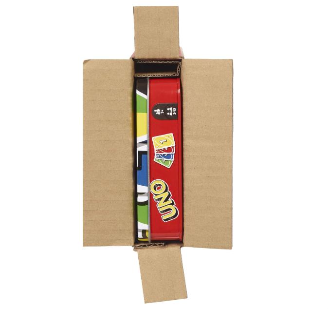 Mattel Games UNO Card Game in a Collectible Storage Tin for Kids, Adults, Families, Parties & Travel, 2 to 10 Players