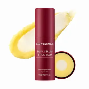THANKYOU FARMER Glow Enhance Dual Serum Stick Balm - Korean Eye Cream for Face, Crows Feet Eye Treatment Fine Lines Lifting 0.35oz