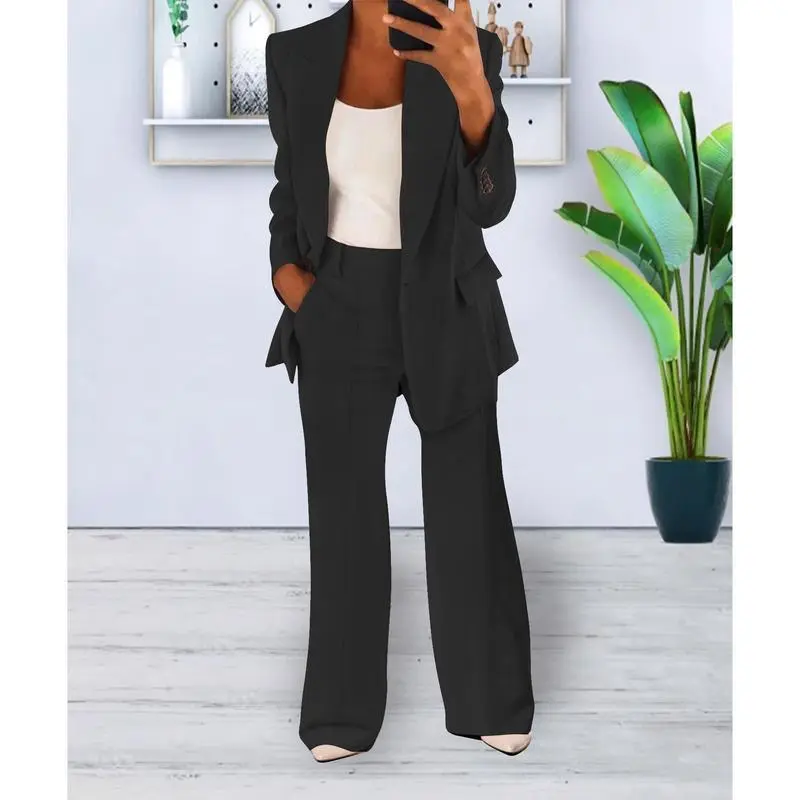 Women'sTwoPieceSetsPantsSuitsDressyBusinessCasualOutfitsProfessionalBlazerPantsuitsSetWorkOffice Women'sTwoPieceSetsPantsSuitsDressyBusinessCasualOutfitsProfessionalBlazerPantsuitsSetWorkOffice