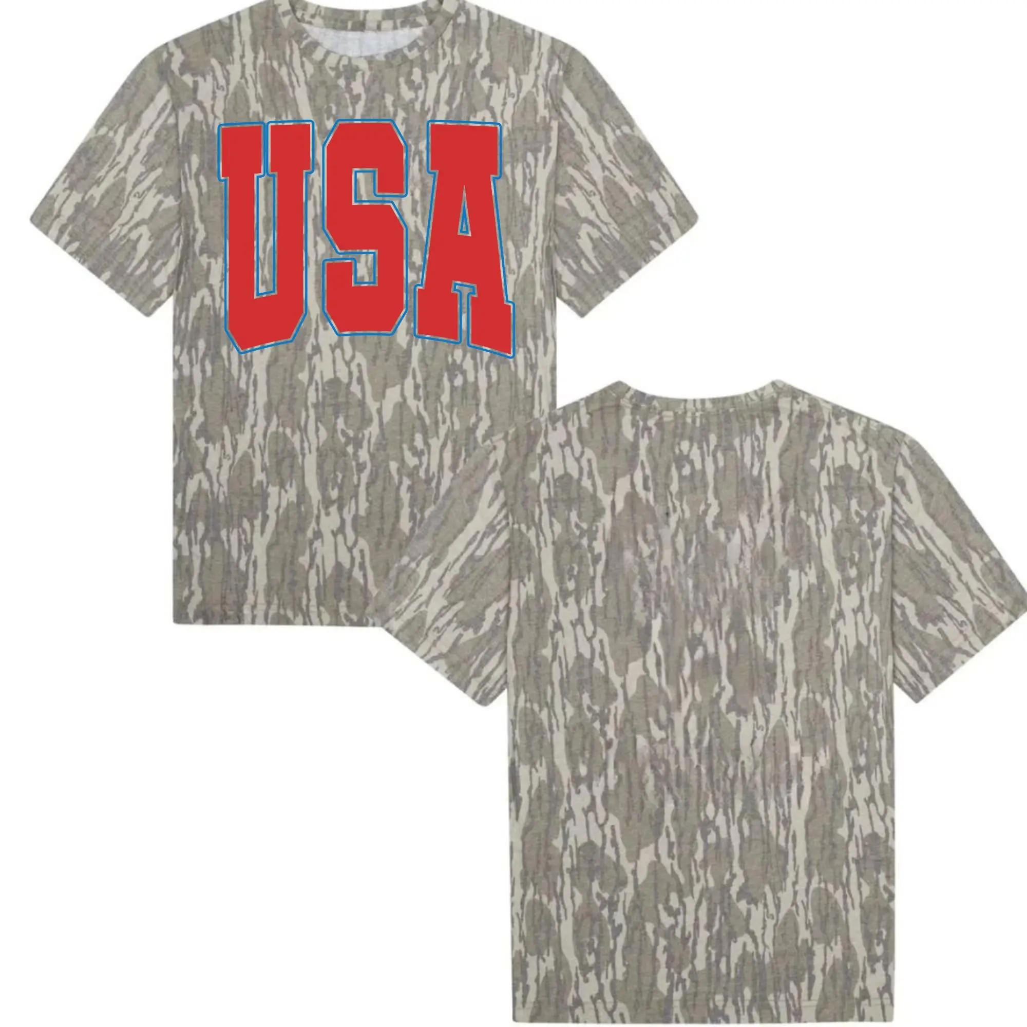 Camo Shirt With Art