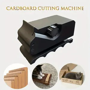1 piece multi-colored cat scratching board cardboard cutter - creative DIY pet supplies, durable plastic tools for making corrugated cardboard, ideal for art projects and handmade toys, cat scratching toys
